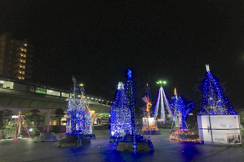 坂出駅前のイルミネーション 21 さかいで光輝里フェスティバル に行ってきた インスタ映えスポットあり カガワン