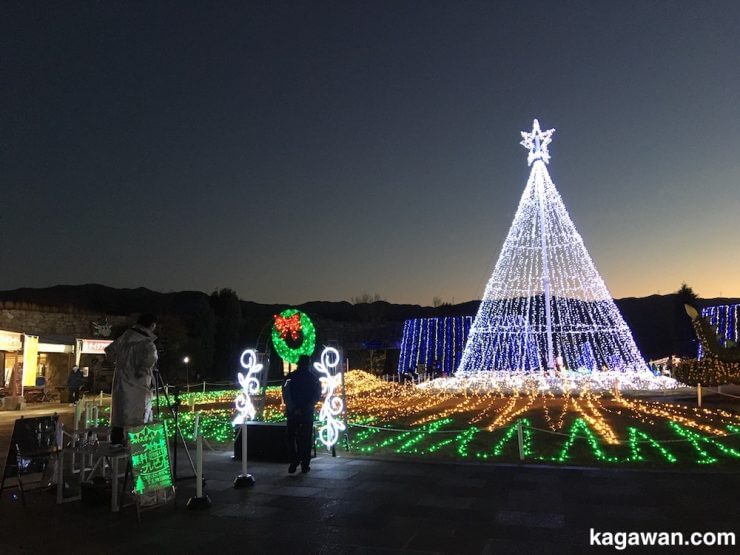 22年は花火なし まんのう公園のイルミネーションを徹底解説 料金 期間 バス情報 カガワン